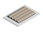LV140 BR432 Декоративная панель HIWOOD 120 × 12 × 2700 мм