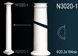 N3020-1 Капитель для полуколонны полиуретан