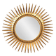 206124 зеркало Солнце Премиум 100х105 см inside 50х50 см Gold
