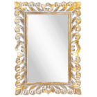 206125 зеркало Римини Премиум 50х70 см inside 32х52 см White Gold Wash 206125 зеркало Римини Премиум 50х70 см inside 32х52 см White Gold Wash