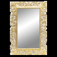 206120 зеркало Лора 80х120 inside 52х92 см White Gold