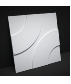 3D Дизайнерская панель из гипса HOOP, 600x600 мм, 0,36 м2 Artpole