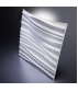 3D Дизайнерская панель из гипса SILK-2 LED WHITE 3 модуля, 600x600 мм, 0,36 м2 Artpole