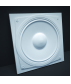 3D Дизайнерская панель из гипса SOUND, 600x600 мм, 0,36 м2 Artpole