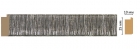 102-29 Багет DECOMASTER 102-29 (25*10*2400мм) дюрополимер