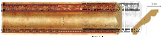 154-552 Плинтус потолочный DECOMASTER 154-552 (77*77*2400мм) дюрополимер