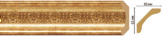 168-126 Плинтус потолочный DECOMASTER 168-126 (62*62*2400мм) дюрополимер