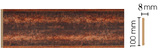 B10-767 Декоративная панель DECOMASTER B10-767 (100*9*2400мм) дюрополимер