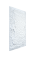 Rk009-1/1,2 СКАЛА cтеновая панель ПУ, цв. Белый (600*30*1200 мм)/16