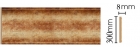 B30-126 Декоративная панель DECOMASTER B30-126 (298*9*2400мм) дюрополимер