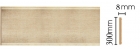 B30-933 Декоративная панель DECOMASTER B30-933 (298*9*2400мм) дюрополимер