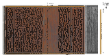C30-1 Декоративная панель DECOMASTER C30-1 (298*7*2400мм) дюрополимер