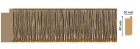 109-17 Молдинг DECOMASTER 109-17 (40*10*2400мм) дюрополимер
