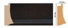 552-195 Багет DECOMASTER 552-195 (83*30*2900мм) дюрополимер