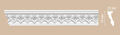 95214F Плинтус потолочный с рисунком DECOMASTER 95214F гибкий (70*30*2400мм) полиуретан