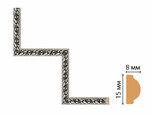 130-1-44 Декоративный угловой элемент DECOMASTER 130-1-44 (200*200мм) дюрополимер
