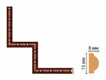 130-1-52 Декоративный угловой элемент DECOMASTER 130-1-52 (200*200мм) дюрополимер