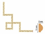 130-3-5 Декоративный угловой элемент DECOMASTER 130-3-5 (200*200мм) дюрополимер