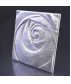 3D Дизайнерская панель из гипса ROSE - Пятый элемент, 600*600мм, 0,36м2 Artpole