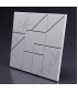 3D Дизайнерская панель из гипса SPLIT 600*600мм, 0,36м2 Artpole
