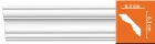 DP 337 Плинтус потолочный гладкий DECOMASTER DP337 (60*62*2400мм) полиуретан