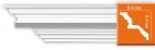 DP 377 Плинтус потолочный гладкий DECOMASTER DP377 (84*84*2400мм) полиуретан