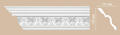 DT 9852 Плинтус потолочный с рисунком DECOMASTER DT9852 (150*105*2400мм) полиуретан