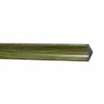 Профиль-плинтус зеленый бамбук 1850х15х15мм