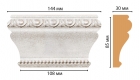 D202-19D Капитель DECOMASTER D202-19D (144*85*30мм) дюрополимер