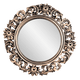 501427. Зеркало Вальс цветов 58 см состаренная бронза