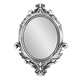 501437 Зеркало Богема 38х54 см черненное серебро