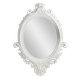 501438 Зеркало Богема 38х54 см белое