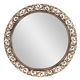 501440. Зеркало Флора 79 см состаренная бронза