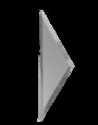 РСМП100х340 Зеркальна плитка Полуромб серебро матовое прямой 100х340мм фацет 10мм