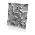 BASALT  элемент -1 3D Дизайнерская панель из гипса 600x600 мм, 0,36 м2