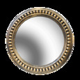 16087. Зеркало Модерн 50 см состаренная бронза