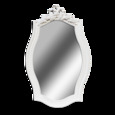 15564 Зеркало белое пластик (40х55) Розы 