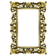 202340. Зеркало в резной ажурной раме багете Дерево Ренессанс 70х100 см inside 42х72 см Gold Antic