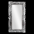 203721. Зеркало в резной Ажурной раме Флоренция 80х150 см inside 50х120 см Silver Antic