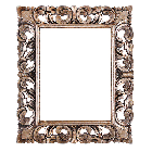 205689. Зеркало в резной Ажурной раме Варезе 50х60 см inside 32х42 см Silver Antic Bronze
