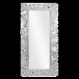 205796 зеркало Флора 100х200 см inside 62х162 см White Silver