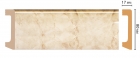 D235-80 ДМ Плинтус DECOMASTER D235-80 ДМ(80*17*2400 мм) дюрополимер