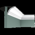 CX101 карниз фриз профиль потолочный Дюрополимер (200x6,9x7,062) ORAC