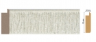 108-20 Молдинг DECOMASTER 108-20 (70*10*2400мм) дюрополимер