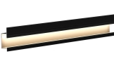 Теневая рейка LACONISTIQ LIGHT черный ( 45,7x15,45x3000мм)под подсветку 