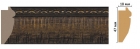FM12-1 Багет DECOMASTER FM12-1 (47*18*2850мм) дюрополимер