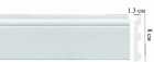 CF 11 Плинтус напольный DECOMASTER CF11 (80*13*2000мм) дюрополимер