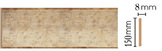 B15-553 Декоративная панель DECOMASTER B15-553 (150*9*2400мм) дюрополимер