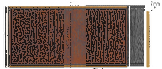 C20-1 Декоративная панель DECOMASTER C20-1 (200*7*2400мм) дюрополимер