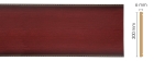 F30-52 Декоративная панель Decomaster F30-52 (298*7*2400)